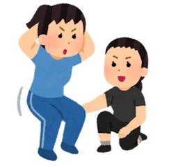 パーソナルトレーナーのイラスト